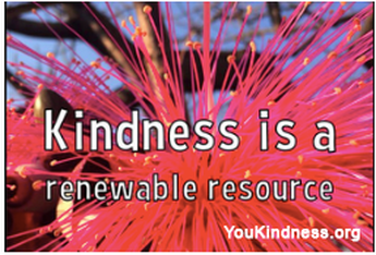 Kindness is a renewable resource